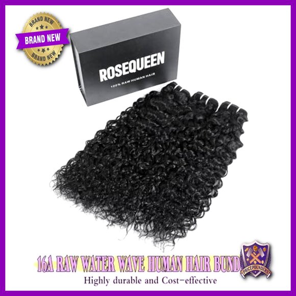 Water Wave Human Hair Bundles 18-22 Inch Wet Wavy Raw Hair Extensions